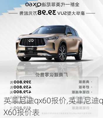 英菲尼迪qx60报价,英菲尼迪qX60报价表