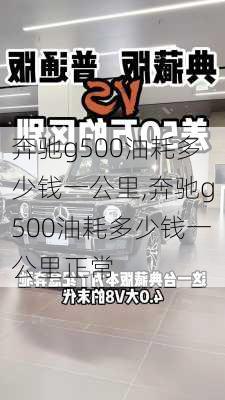 奔驰g500油耗多少钱一公里,奔驰g500油耗多少钱一公里正常