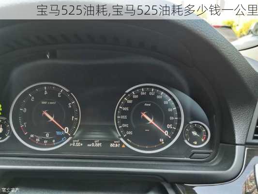 宝马525油耗,宝马525油耗多少钱一公里