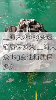 上海大众dsg变速箱质保多久,上海大众dsg变速箱质保多久