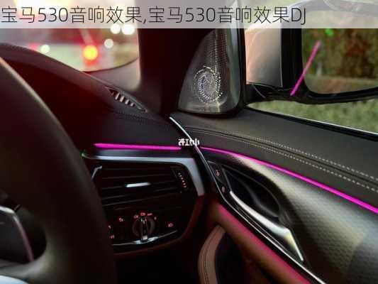 宝马530音响效果,宝马530音响效果DJ