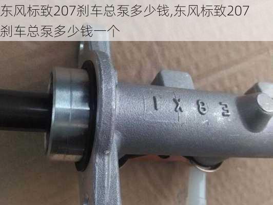 东风标致207刹车总泵多少钱,东风标致207刹车总泵多少钱一个