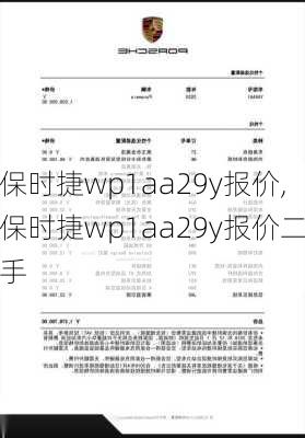 保时捷wp1aa29y报价,保时捷wp1aa29y报价二手