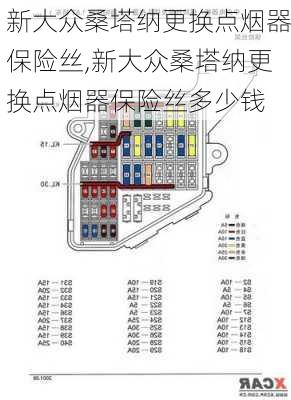 新大众桑塔纳更换点烟器保险丝,新大众桑塔纳更换点烟器保险丝多少钱