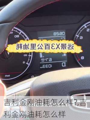 吉利金刚油耗怎么样?,吉利金刚油耗怎么样