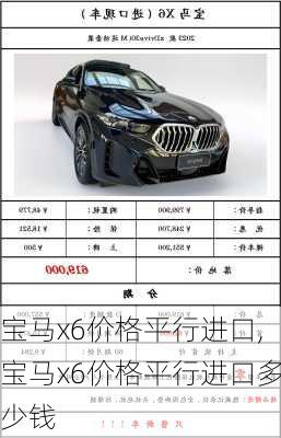 宝马x6价格平行进口,宝马x6价格平行进口多少钱