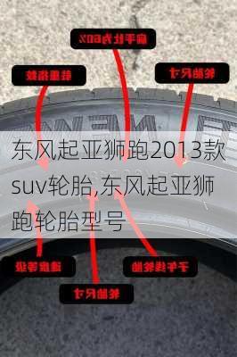 东风起亚狮跑2013款suv轮胎,东风起亚狮跑轮胎型号