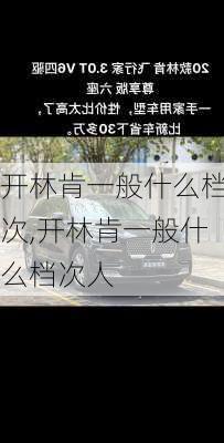 开林肯一般什么档次,开林肯一般什么档次人