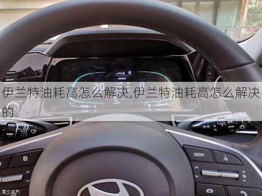 伊兰特油耗高怎么解决,伊兰特油耗高怎么解决的