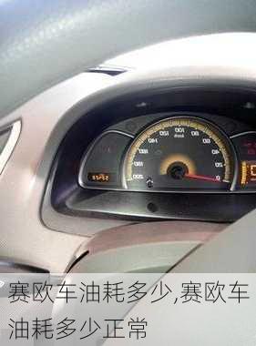 赛欧车油耗多少,赛欧车油耗多少正常