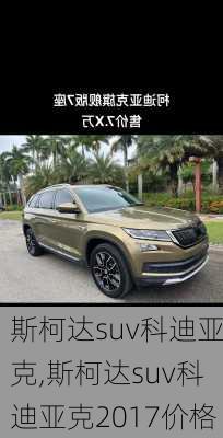 斯柯达suv科迪亚克,斯柯达suv科迪亚克2017价格