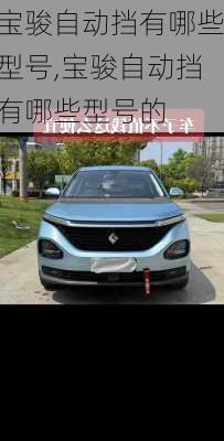 宝骏自动挡有哪些型号,宝骏自动挡有哪些型号的