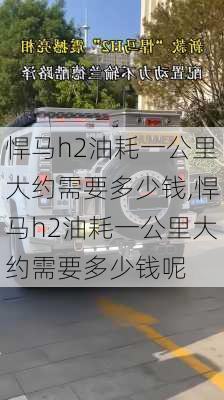 悍马h2油耗一公里大约需要多少钱,悍马h2油耗一公里大约需要多少钱呢