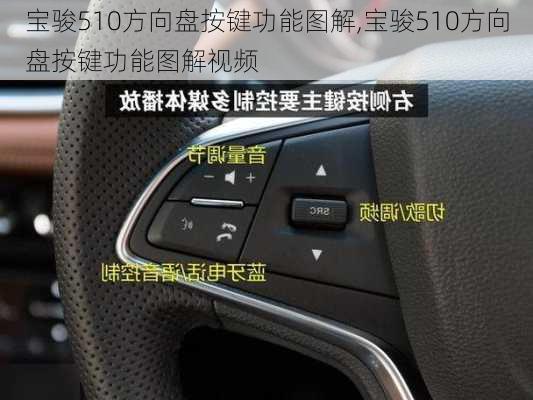 宝骏510方向盘按键功能图解,宝骏510方向盘按键功能图解视频