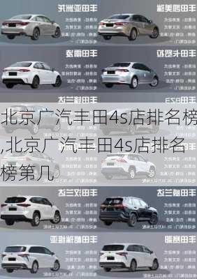 北京广汽丰田4s店排名榜,北京广汽丰田4s店排名榜第几