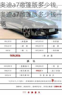 奥迪a7敞篷版多少钱,奥迪a7敞篷版多少钱一辆