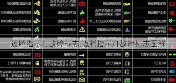 迈腾指示灯故障标志,迈腾指示灯故障标志图解