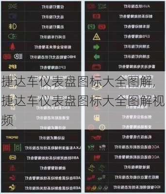 捷达车仪表盘图标大全图解,捷达车仪表盘图标大全图解视频