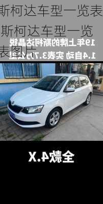 斯柯达车型一览表,斯柯达车型一览表图片