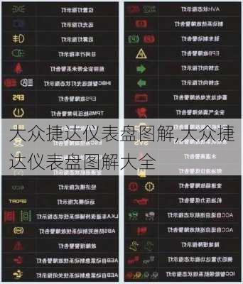 大众捷达仪表盘图解,大众捷达仪表盘图解大全