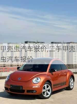 甲壳虫汽车报价,二手甲壳虫汽车报价