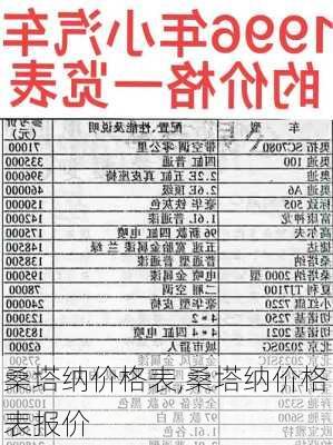 桑塔纳价格表,桑塔纳价格表报价