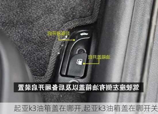 起亚k3油箱盖在哪开,起亚k3油箱盖在哪开关