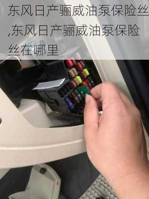 东风日产骊威油泵保险丝,东风日产骊威油泵保险丝在哪里