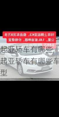 起亚轿车有哪些,起亚轿车有哪些车型
