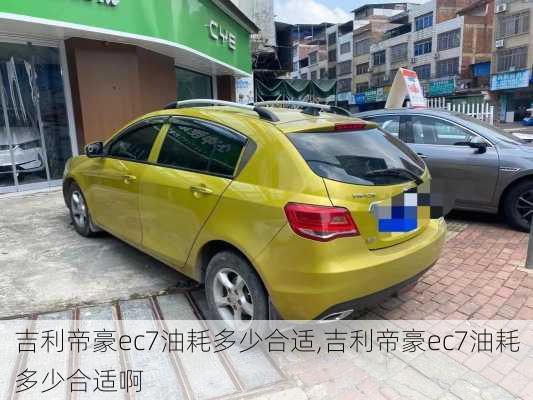 吉利帝豪ec7油耗多少合适,吉利帝豪ec7油耗多少合适啊