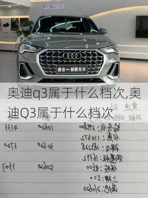 奥迪q3属于什么档次,奥迪Q3属于什么档次