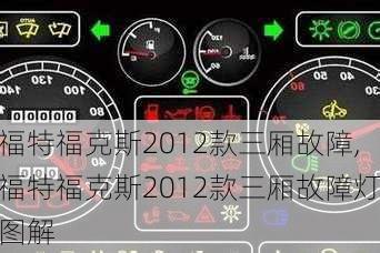 福特福克斯2012款三厢故障,福特福克斯2012款三厢故障灯图解