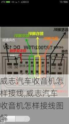 威志汽车收音机怎样接线,威志汽车收音机怎样接线图解