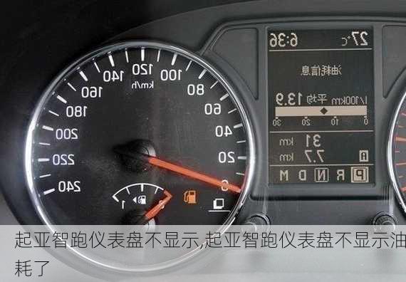 起亚智跑仪表盘不显示,起亚智跑仪表盘不显示油耗了
