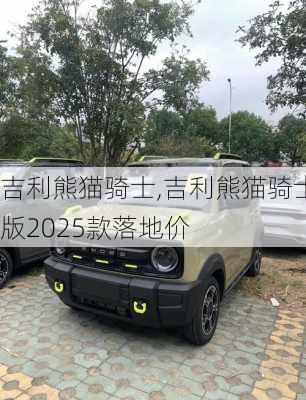 吉利熊猫骑士,吉利熊猫骑士版2025款落地价