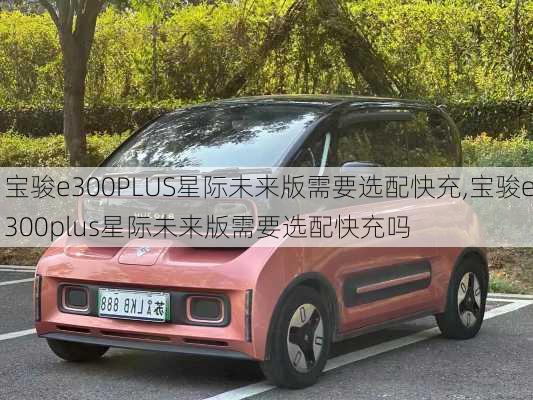 宝骏e300PLUS星际未来版需要选配快充,宝骏e300plus星际未来版需要选配快充吗