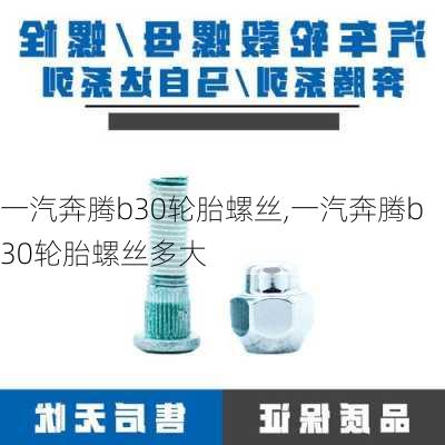 一汽奔腾b30轮胎螺丝,一汽奔腾b30轮胎螺丝多大