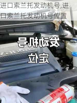 进口索兰托发动机号,进口索兰托发动机号位置