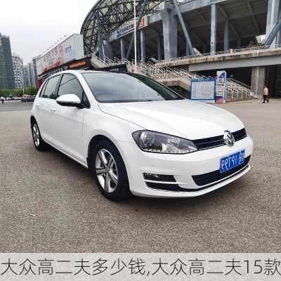 大众高二夫多少钱,大众高二夫15款