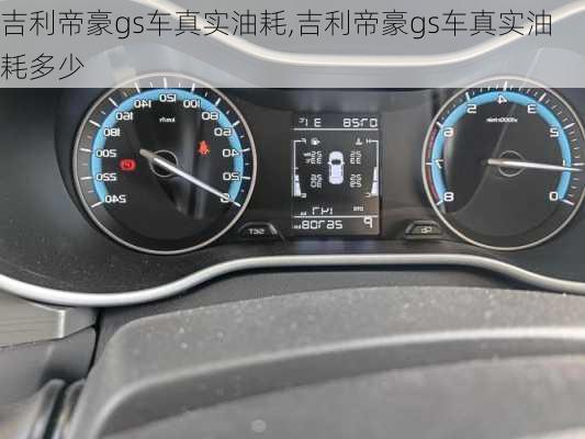 吉利帝豪gs车真实油耗,吉利帝豪gs车真实油耗多少
