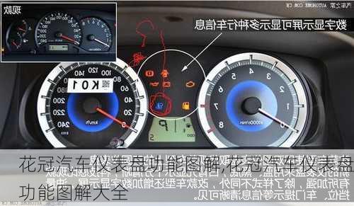 花冠汽车仪表盘功能图解,花冠汽车仪表盘功能图解大全