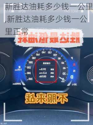 新胜达油耗多少钱一公里,新胜达油耗多少钱一公里正常