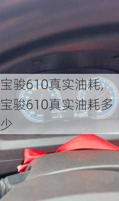 宝骏610真实油耗,宝骏610真实油耗多少