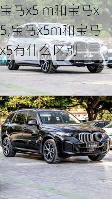 宝马x5 m和宝马x5,宝马x5m和宝马x5有什么区别