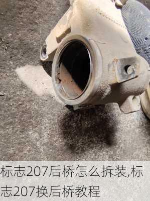 标志207后桥怎么拆装,标志207换后桥教程