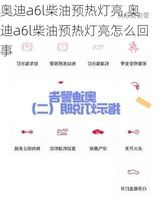 奥迪a6l柴油预热灯亮,奥迪a6l柴油预热灯亮怎么回事
