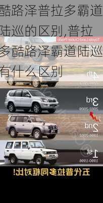 酷路泽普拉多霸道陆巡的区别,普拉多酷路泽霸道陆巡有什么区别