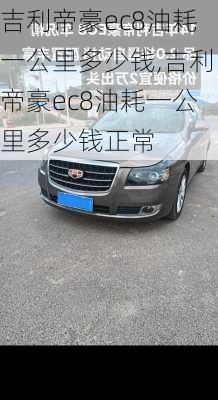 吉利帝豪ec8油耗一公里多少钱,吉利帝豪ec8油耗一公里多少钱正常