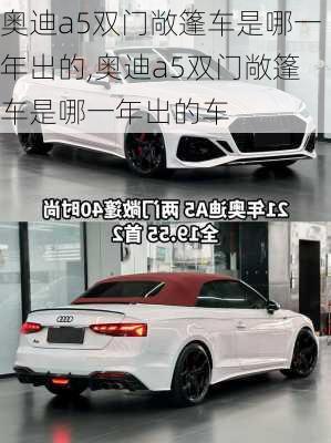 奥迪a5双门敞篷车是哪一年出的,奥迪a5双门敞篷车是哪一年出的车